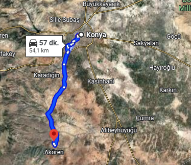 KONYA AKÖREN TÜLCE MAH.1.085M²  BAĞ SATILIKTIR - KONYA AKÖREN fotoğraf 4